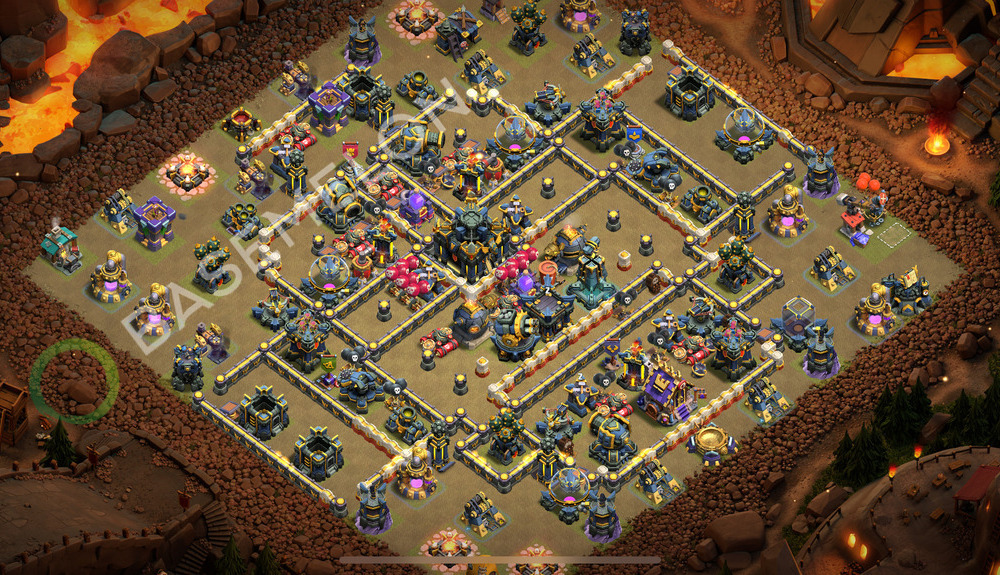 Town Hall Level 17 War Base Design 2025, Anti 3 Stars, Layout #2245