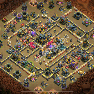 Town Hall Level 17 War Base Design 2025, Anti 3 Stars, Layout #2245