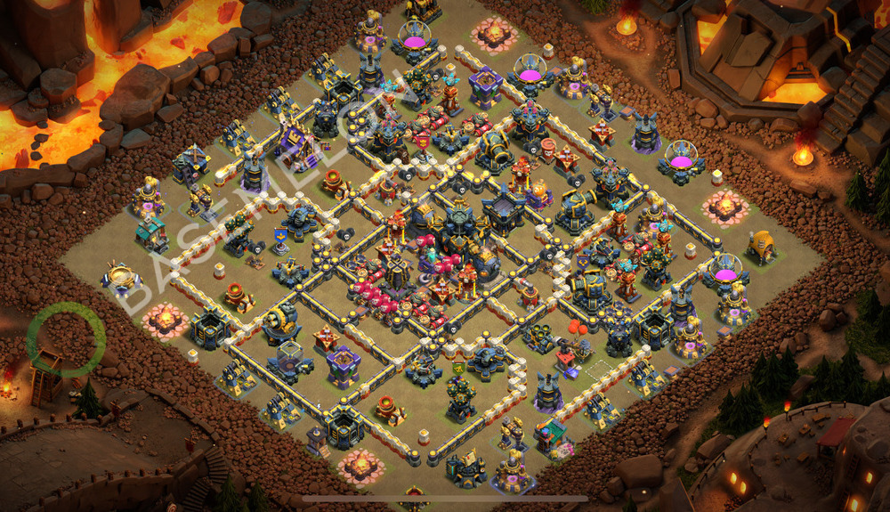 Rathaus Level 17 Krieg Base 2025, Anti 3 Sterne, Layout #2262