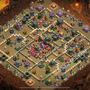 Rathaus Level 17 Krieg Base 2025, Anti 3 Sterne, Layout #2262