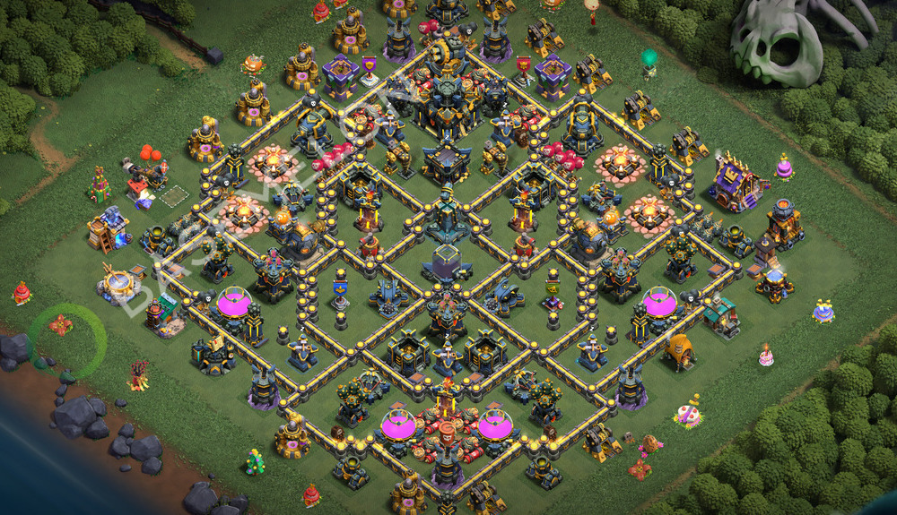Town Hall Level 17 Farm Base Design 2026, Anti Everything, Layout #2318