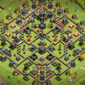 Town Hall Level 17 Farm Base Design 2026, Anti Everything, Layout #2318