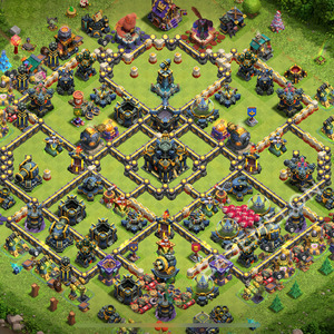 Town Hall Level 17 Trophy/Defense Base Design 2025, Anti Everything, Layout #2395