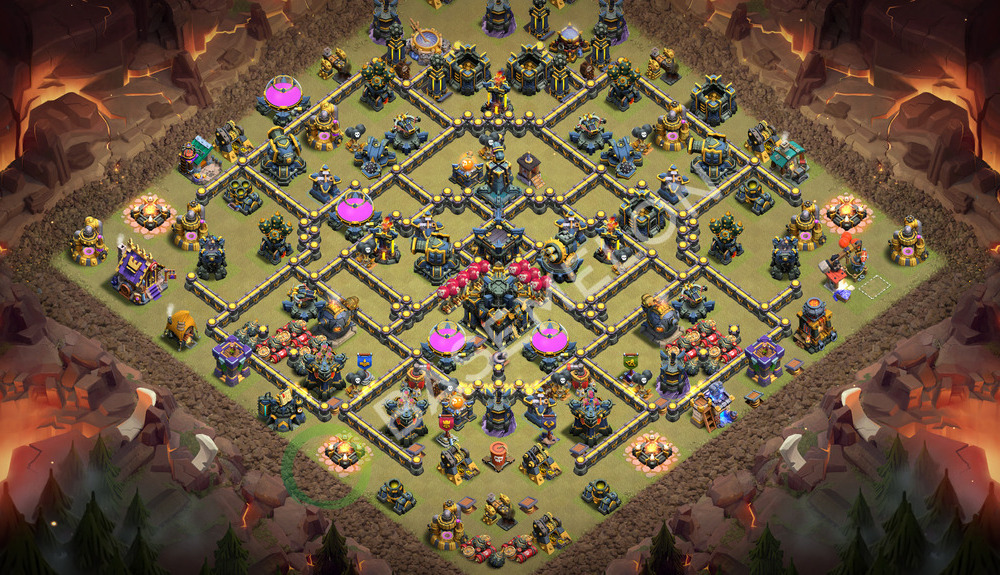 Town Hall Level 17 War Base Design 2026, Anti 2 Stars, Anti Everything, Layout #2422