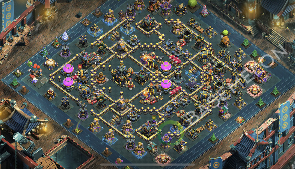 Town Hall Level 17 Trophy/Defense Base Design 2025, Anti Everything, Hybrid, Layout #2429
