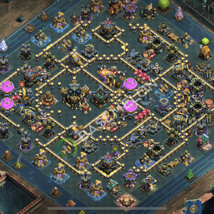 Town Hall Level 17 Trophy/Defense Base Design 2025, Anti Everything, Hybrid, Layout #2429