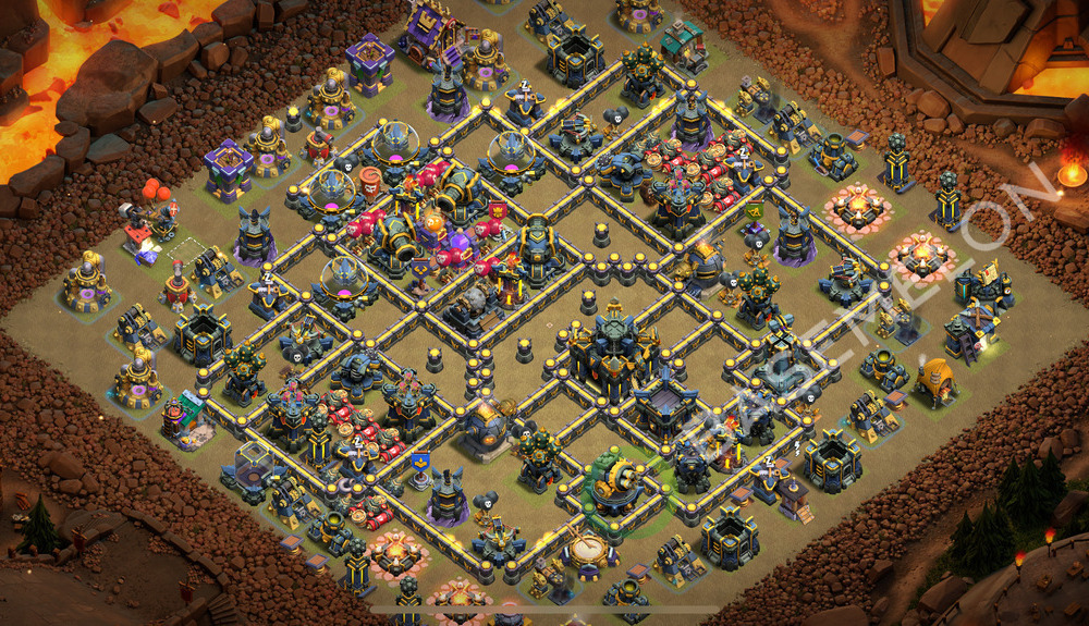 Town Hall Level 17 War Base Design 2026, Anti Everything, Layout #2486