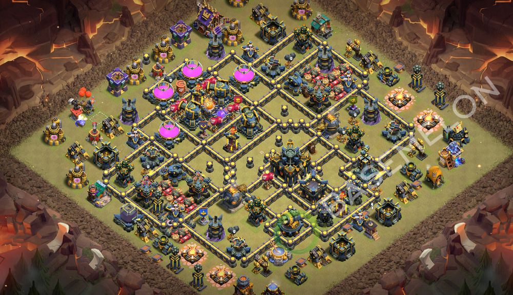 Town Hall Level 17 War Base Design 2026, Anti Everything, Layout #2486