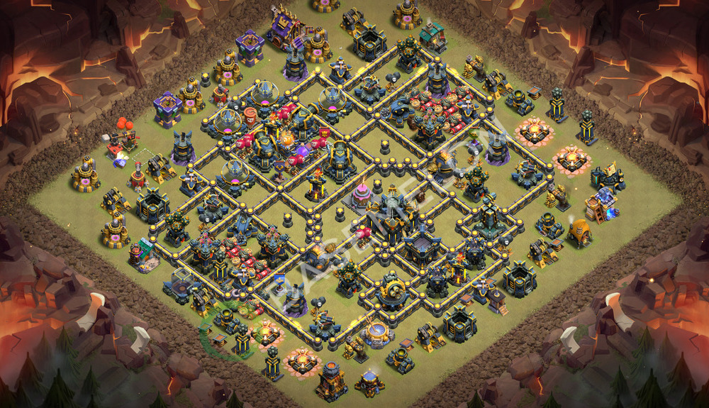 Town Hall Level 17 War Base Design 2026, Anti Everything, Layout #2486
