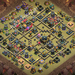 Town Hall Level 17 War Base Design 2026, Anti Everything, Layout #2486