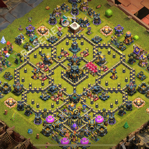 Hôtel de Ville Level 17 Trophées/Défense Base  2026, Village #2505