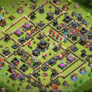 Hôtel de Ville Level 17 Trophées/Défense Base  2026, Anti 2 Étoiles, Anti Tout, Village #2514