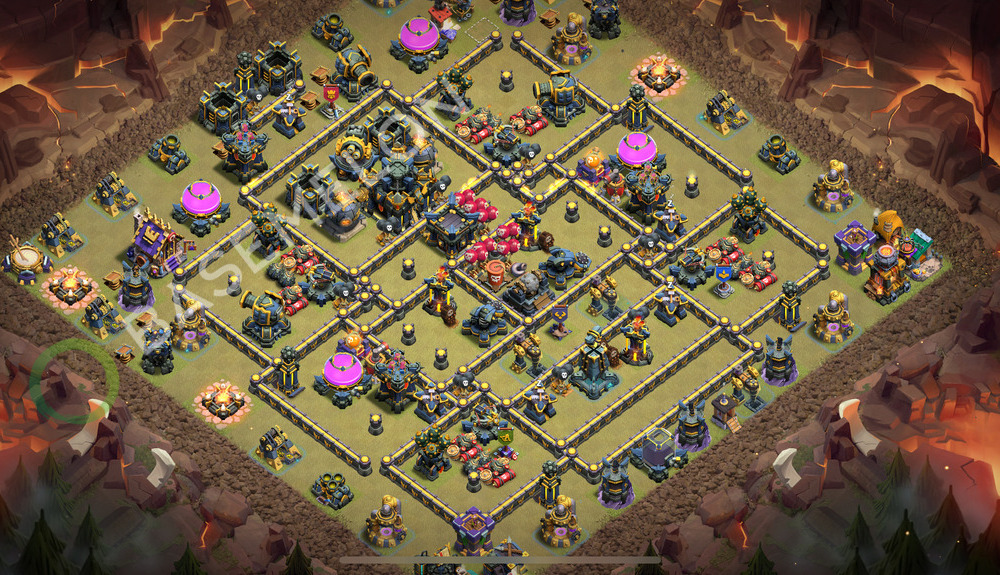 Town Hall Level 17 War Base Design 2026, Anti 3 Stars, Layout #2601