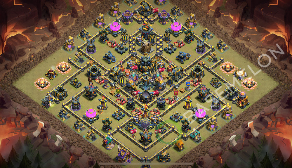 Town Hall Level 17 War Base Design 2026, Hybrid, Layout #2603