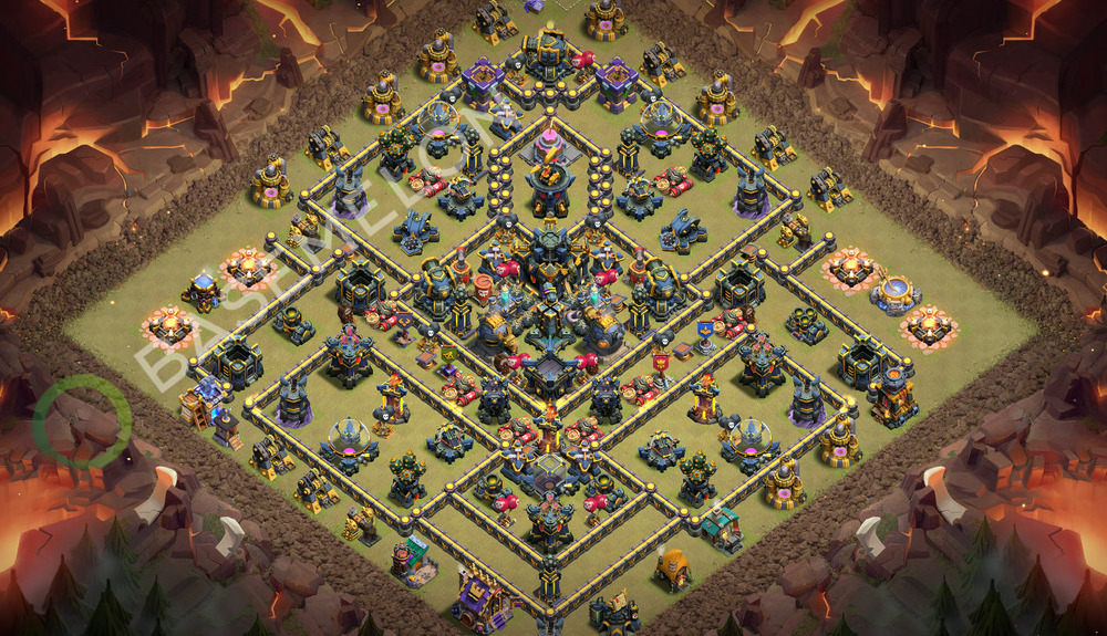 Town Hall Level 17 War Base Design 2026, Hybrid, Layout #2603