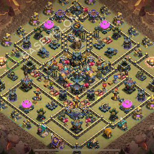 Town Hall Level 17 War Base Design 2026, Hybrid, Layout #2603