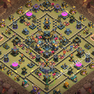 Town Hall Level 17 War Base Design 2026, Hybrid, Layout #2603