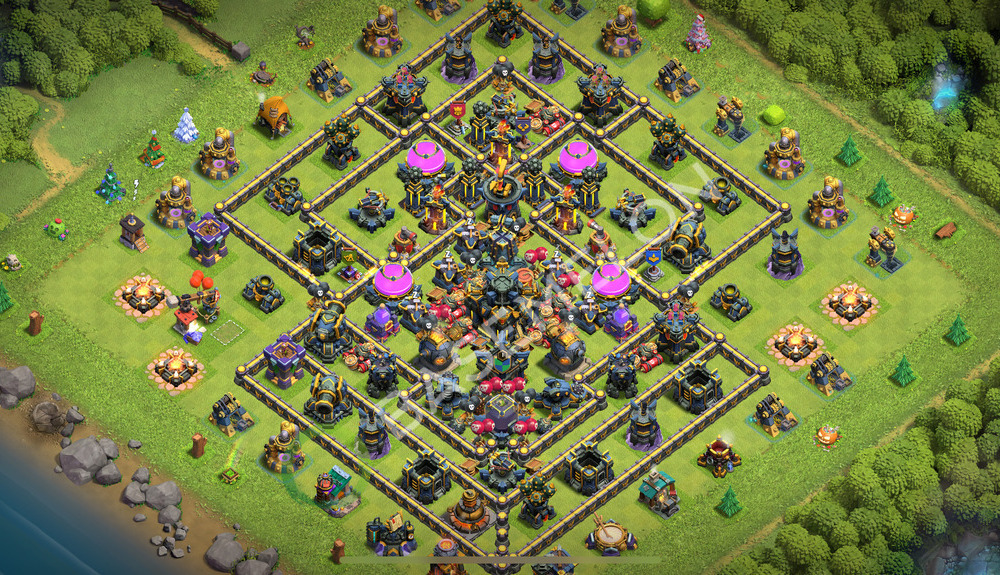 Town Hall Level 17 Farm Base Design 2026, Anti 3 Stars, Layout #2610