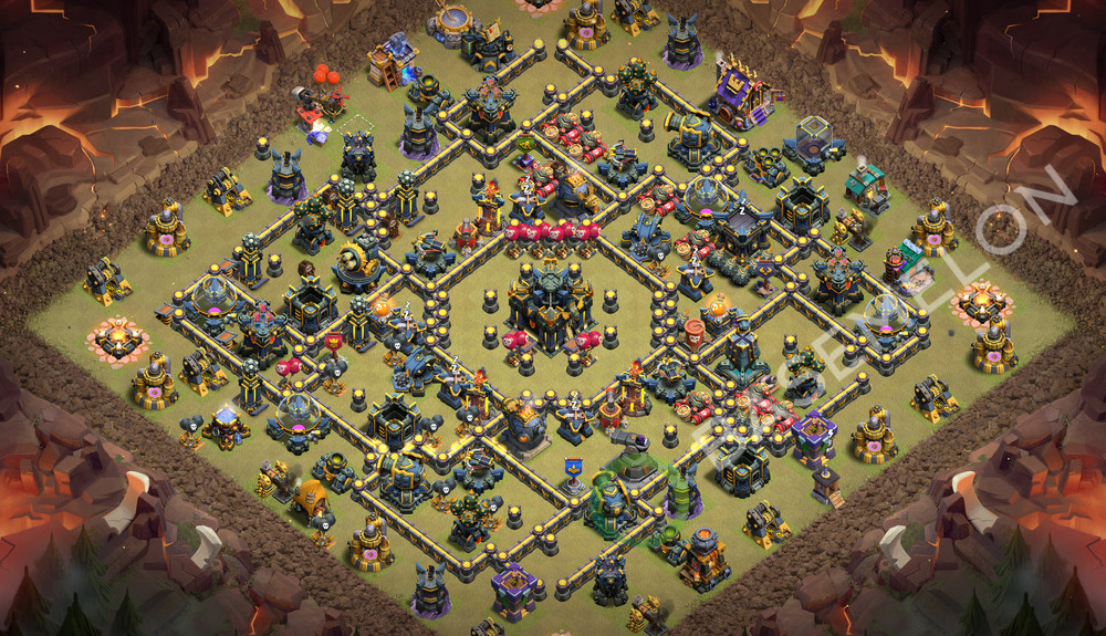 Town Hall Level 17 War Base Design 2026, Anti Everything, Layout #2626