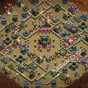 Hôtel de Ville Level 17 Guerre GDC Base  2026, Anti Tout, Village #2626