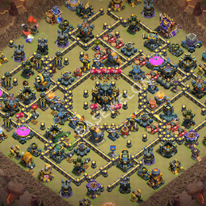 Town Hall Level 17 War Base Design 2026, Anti Everything, Layout #2626