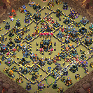 Town Hall Level 17 War Base Design 2026, Anti Everything, Layout #2626