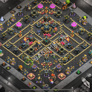 Hôtel de Ville Level 17 Trophées/Défense Base  2026, Village #2634