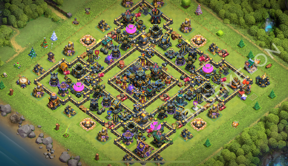 Rathaus Level 17 Farmen Base 2026, Layout #2673