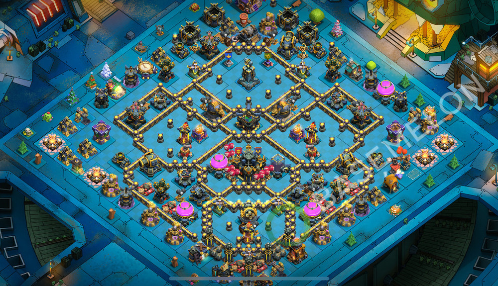 Rathaus Level 17 Verteidigung Base 2026, Layout #2699