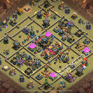 Rathaus Level 17 Krieg Base 2026, Anti Air, Hybrid, Layout #2708