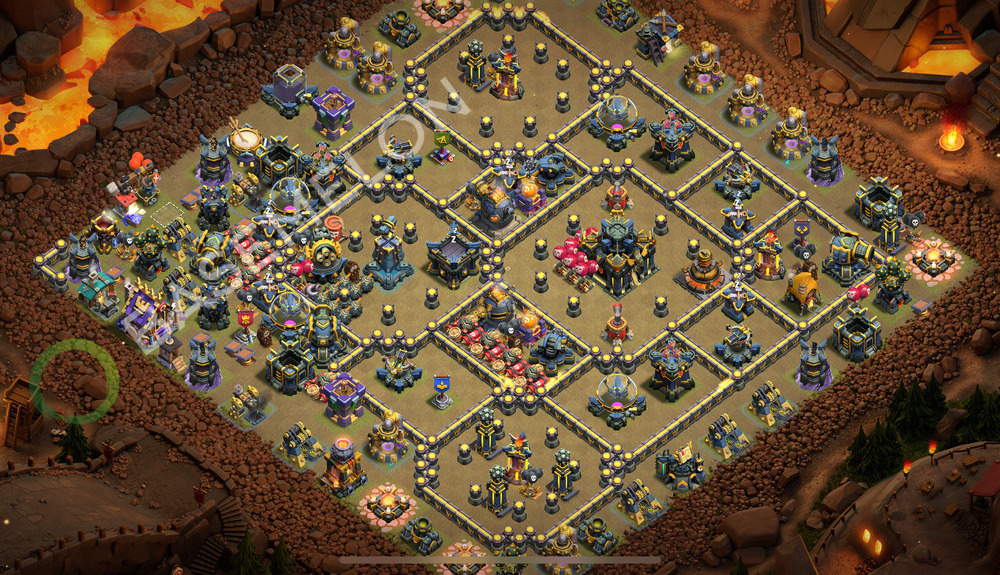 Aldea del Ayuntamiento Nivel 17 para Guerra Diseño 2026, #2749