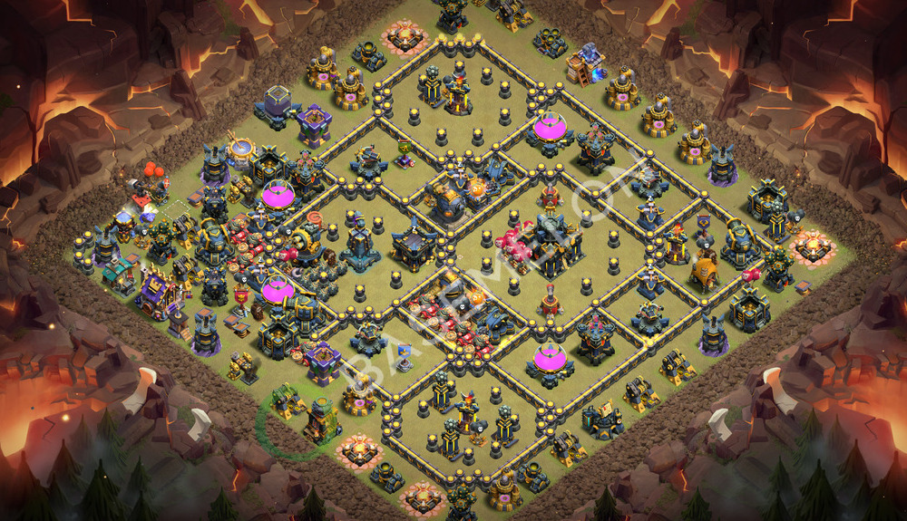 Town Hall Level 17 War Base Design 2026, Layout #2749