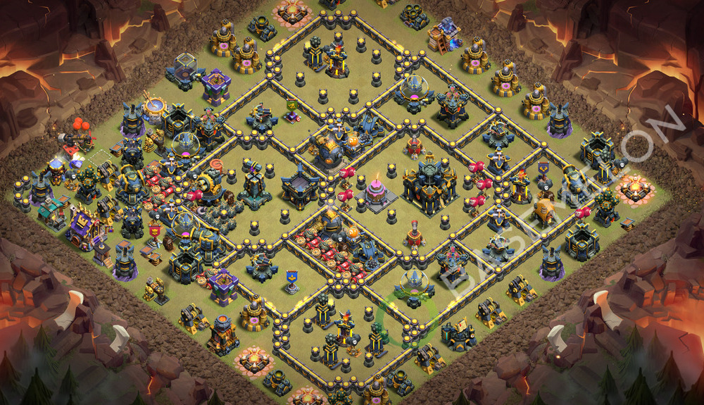 Town Hall Level 17 War Base Design 2026, Layout #2749