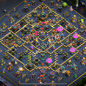 Aldea del Ayuntamiento Nivel 17 para Farming, Anti 3 Estrellas Diseño 2026, #2779