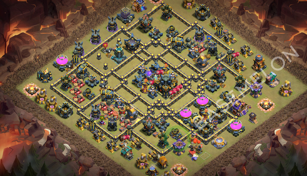 Town Hall Level 17 War Base Design 2026, Layout #2843