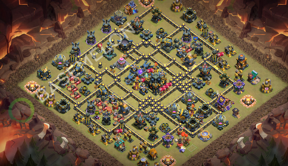 Town Hall Level 17 War Base Design 2026, Layout #2843