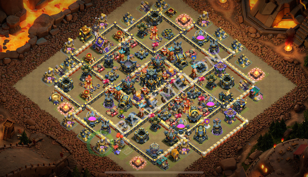 Town Hall Level 17 War Base Design 2026, Anti 2 Stars, Anti Everything, Layout #2873