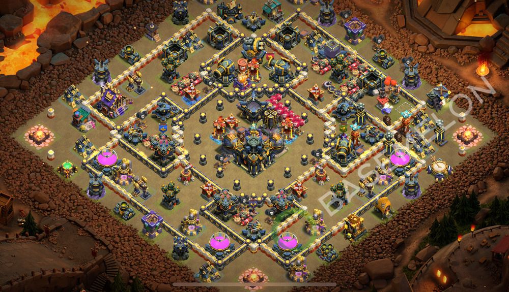 Town Hall Level 17 War Base Design 2026, Layout #2907