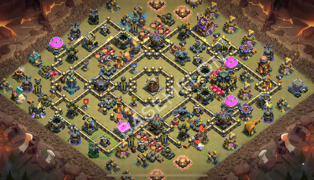Town Hall Level 17 War Base Design 2026, Layout #2949