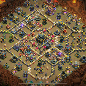 Town Hall Level 17 War Base Design 2026, Layout #2958