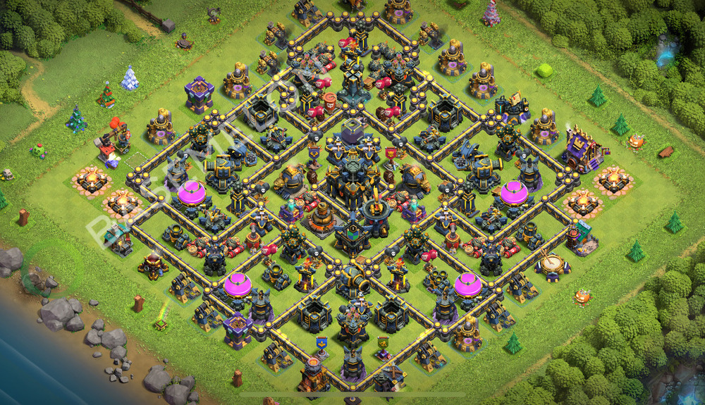 Town Hall Level 17 Farm Base Design 2026, Anti 2 Stars, Hybrid, Layout #2980