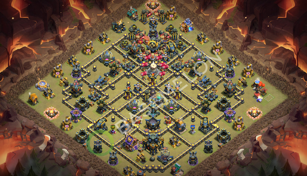 Town Hall Level 17 War Base Design 2026, Layout #3030