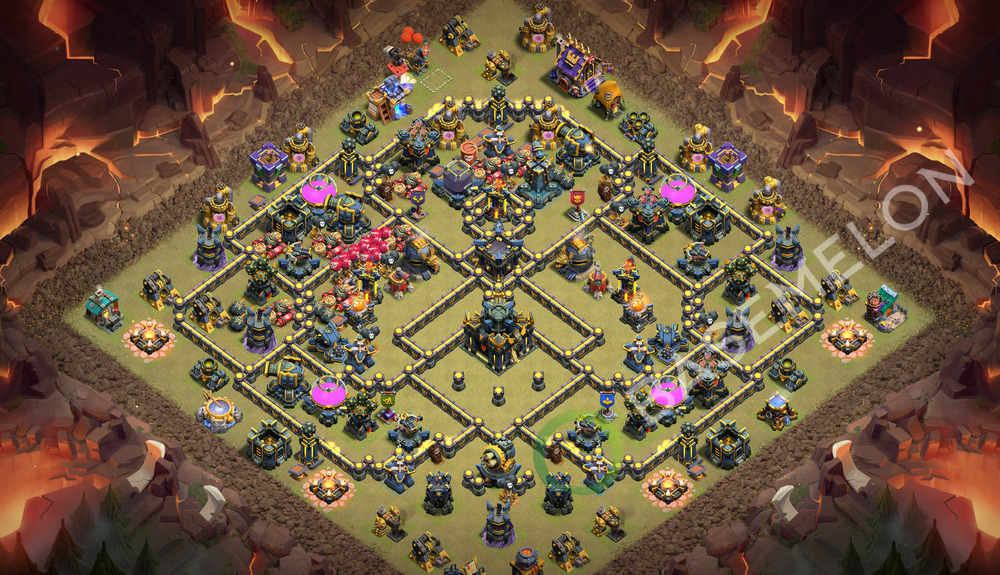 Town Hall Level 17 War Base Design 2026, Layout #3036