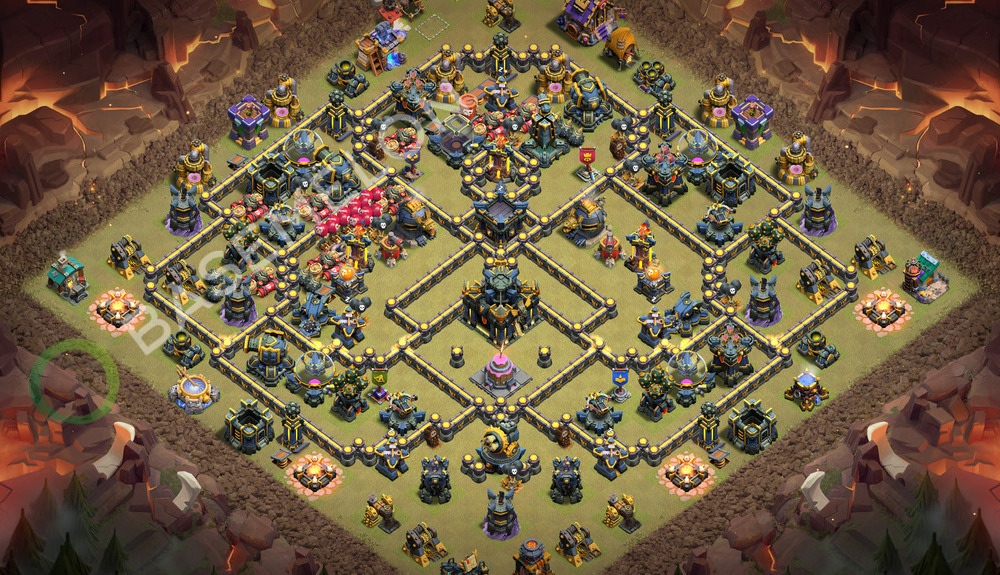 Town Hall Level 17 War Base Design 2026, Layout #3036