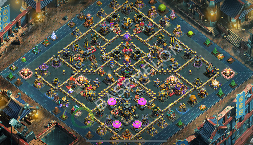 Town Hall Level 17 Farm Base Design 2026, Hybrid, Layout #3044