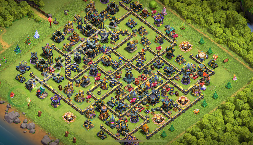 Hôtel de Ville Level 17 Trophées/Défense Base  2026, Anti Tout, Village #3137