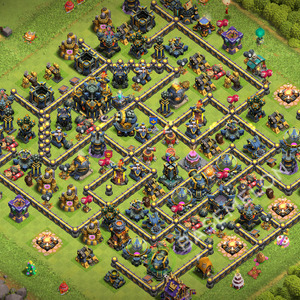 Town Hall Level 17 Trophy/Defense Base Design 2026, Anti Everything, Layout #3137