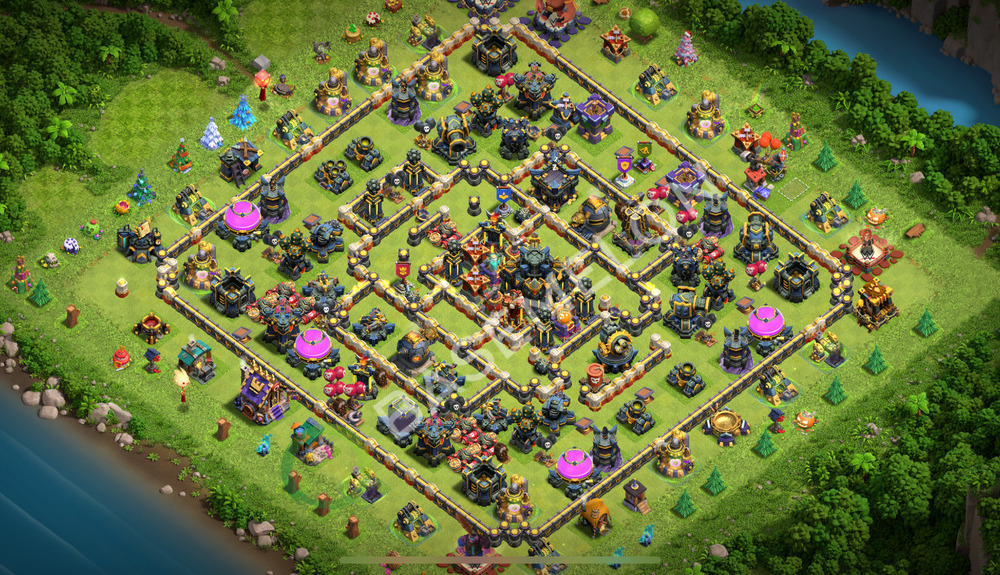 Hôtel de Ville Level 17 Trophées/Défense Base  2026, Anti 3 Étoiles, Village #3144