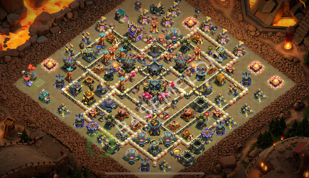 Town Hall Level 17 War Base Design 2026, Anti Everything, Layout #3157