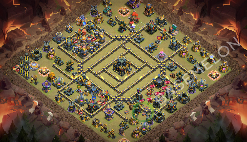 Town Hall Level 17 War Base Design 2026, Layout #3205